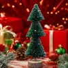 Green Christmas tree decoration, festive atmosphere pendant, pinecone bell, snowflake shape Specification image